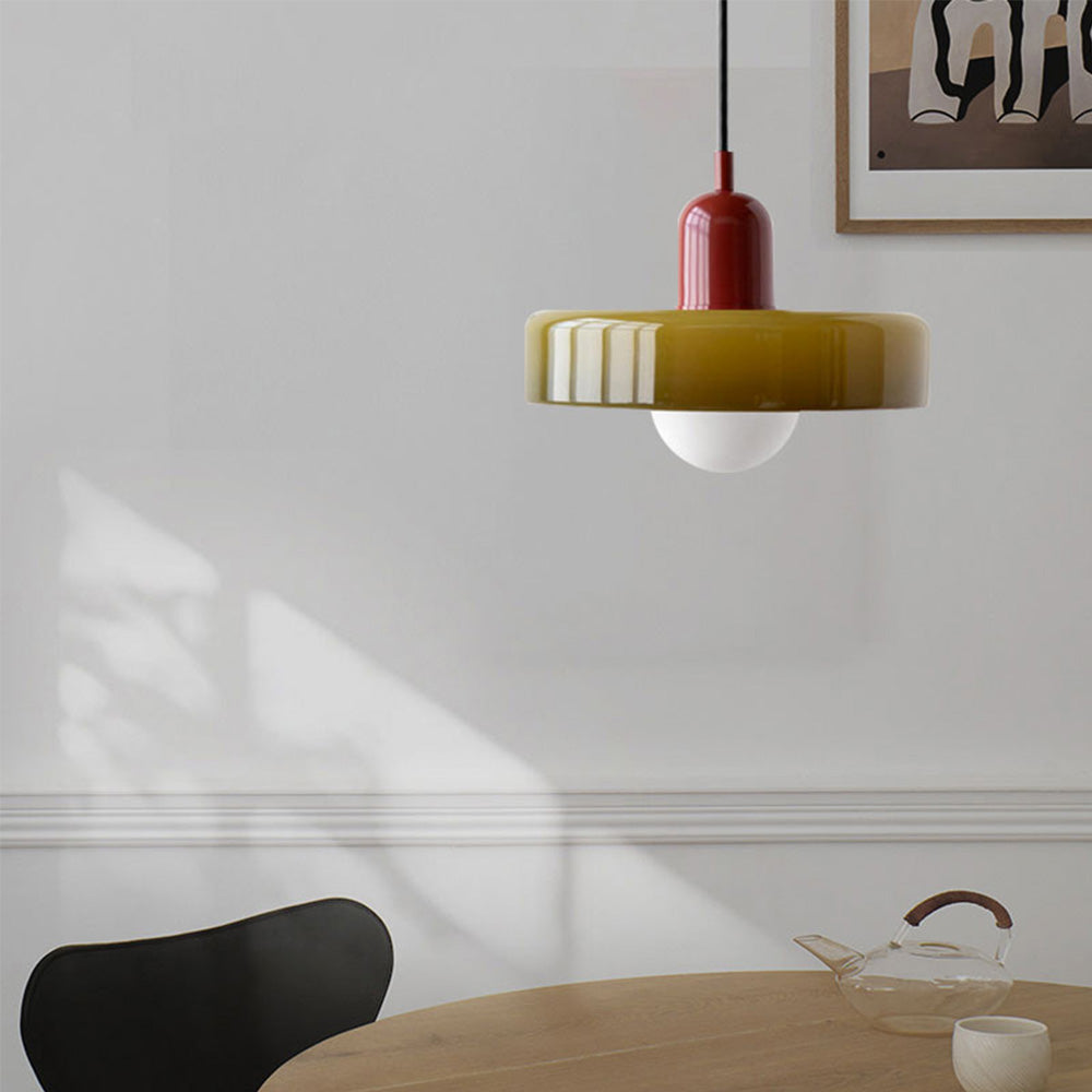 Bauhaus Pendelleuchte Glas, Moderne Hängeleuchte