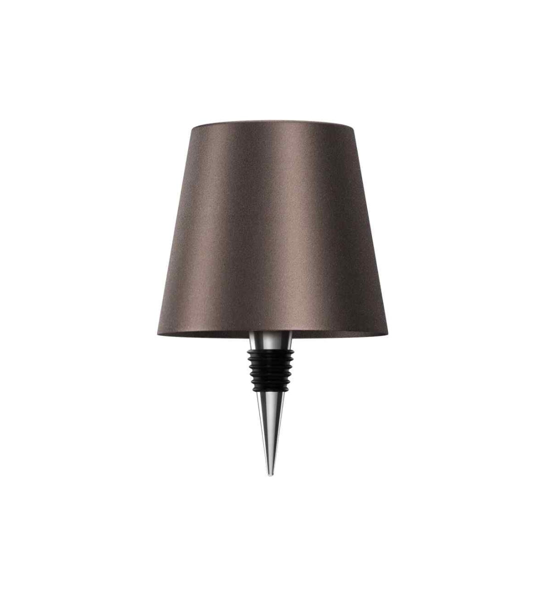 Wireless Bottle Lamp | Rechargeable LED with Cone Shade