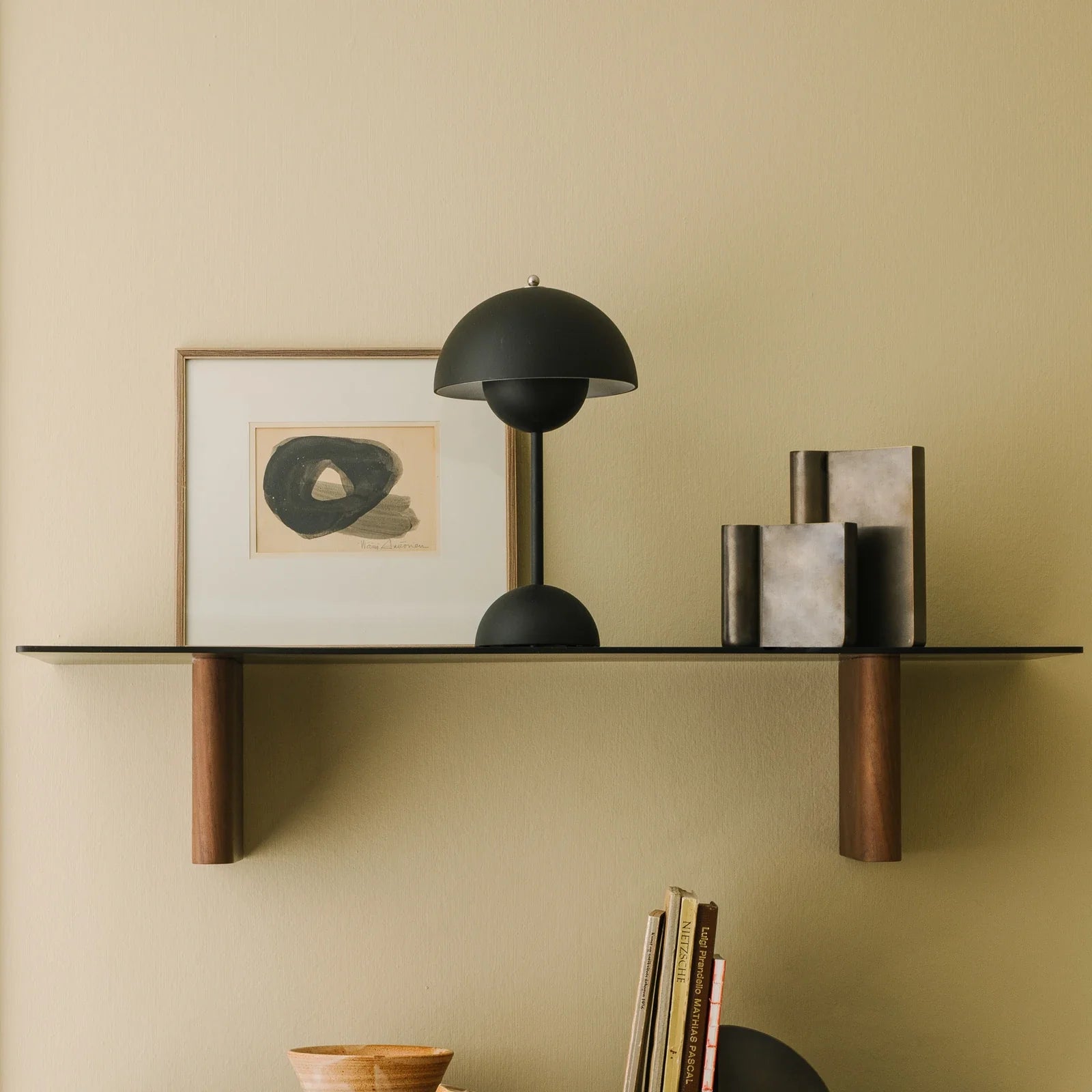 Scandinavian LED Table Lamp | Wireless, Dimmable Metal Design
