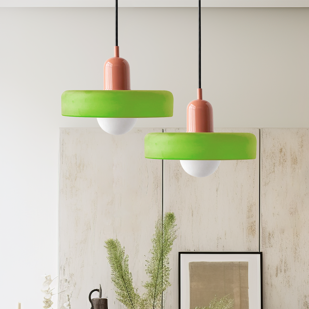 Bauhaus Pendelleuchte Glas, Moderne Hängeleuchte