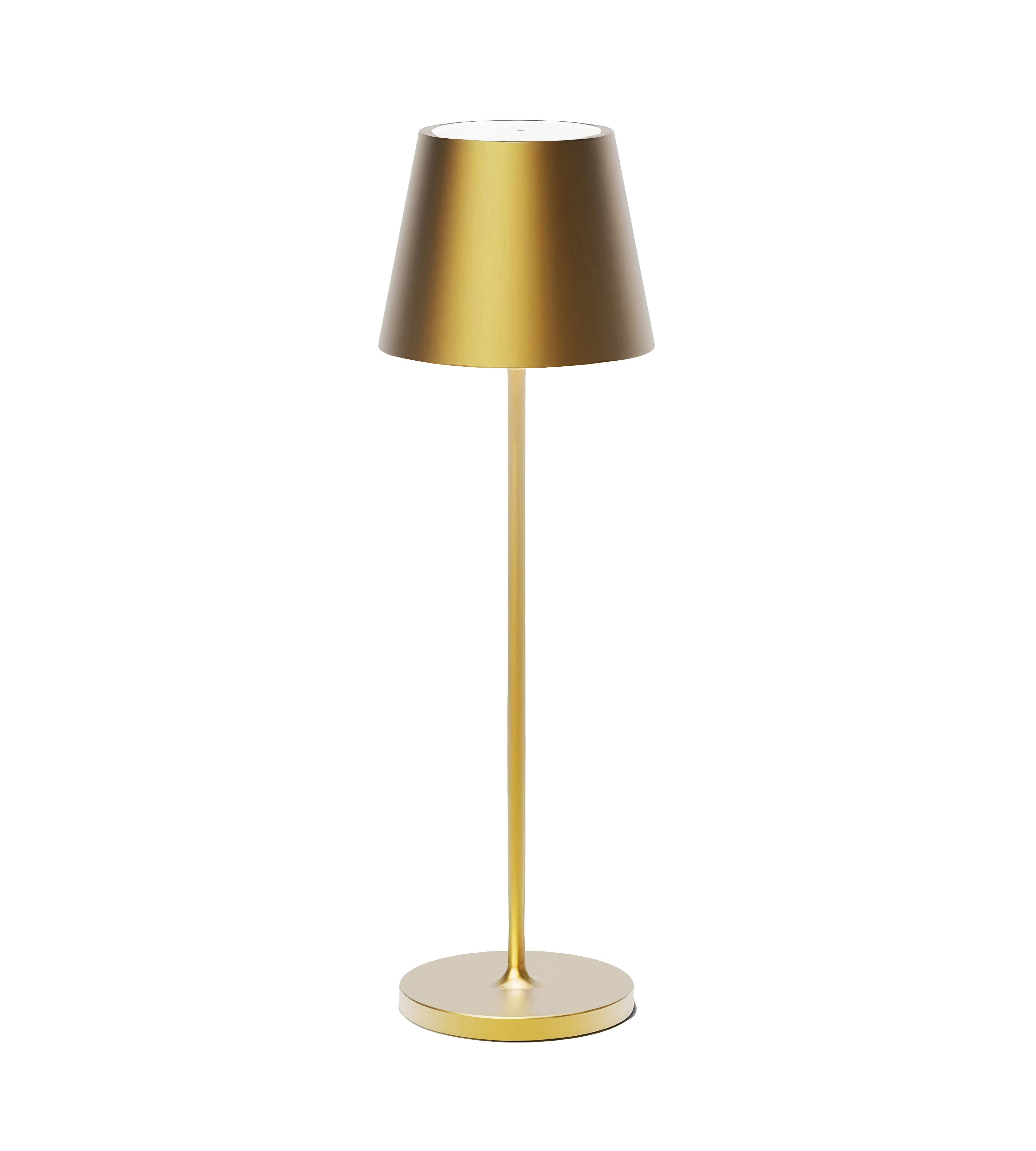 Wireless LED Metal Table Lamp | Dimmable, IP54, Rechargeable