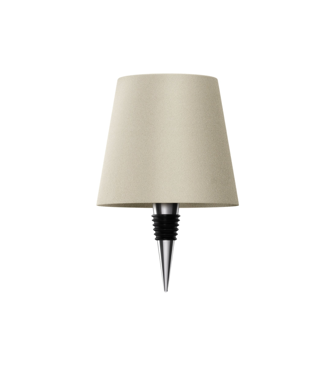 Wireless Bottle Lamp | Rechargeable LED with Cone Shade