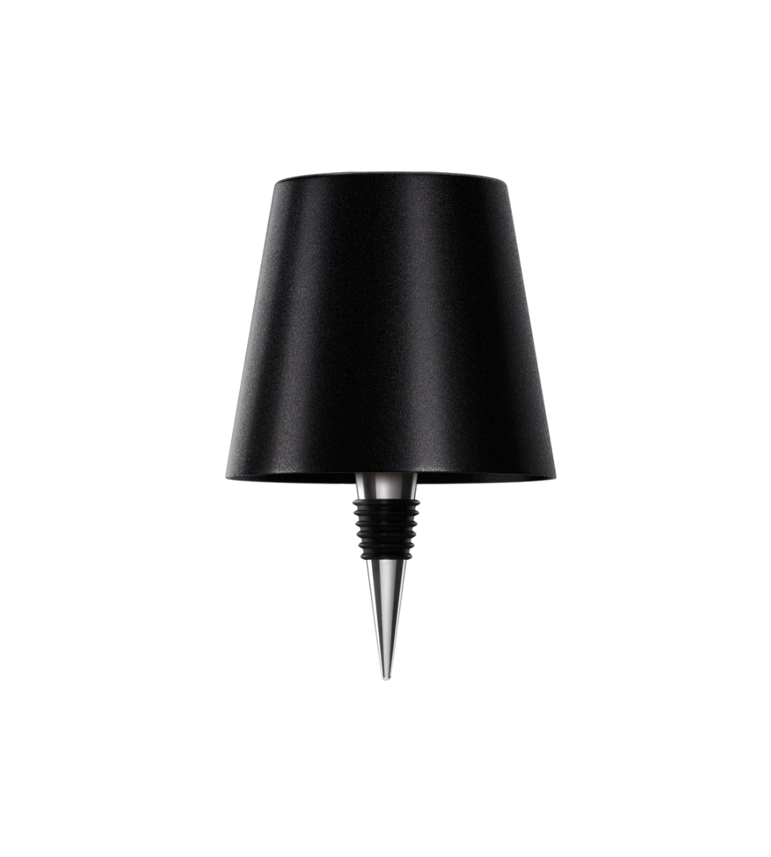 Wireless Bottle Lamp | Rechargeable LED with Cone Shade
