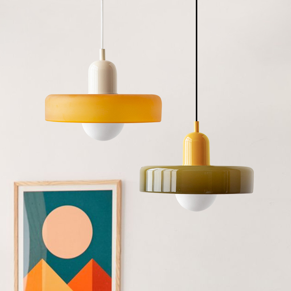 Bauhaus Pendelleuchte Glas, Moderne Hängeleuchte