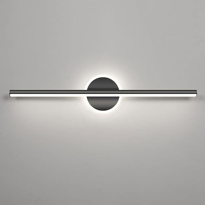 Black and Gold LED Wall Sconce | Geometric Design, Warm White
