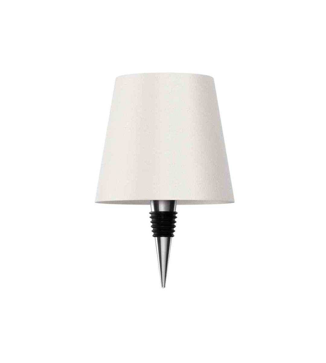 Wireless Bottle Lamp | Rechargeable LED with Cone Shade