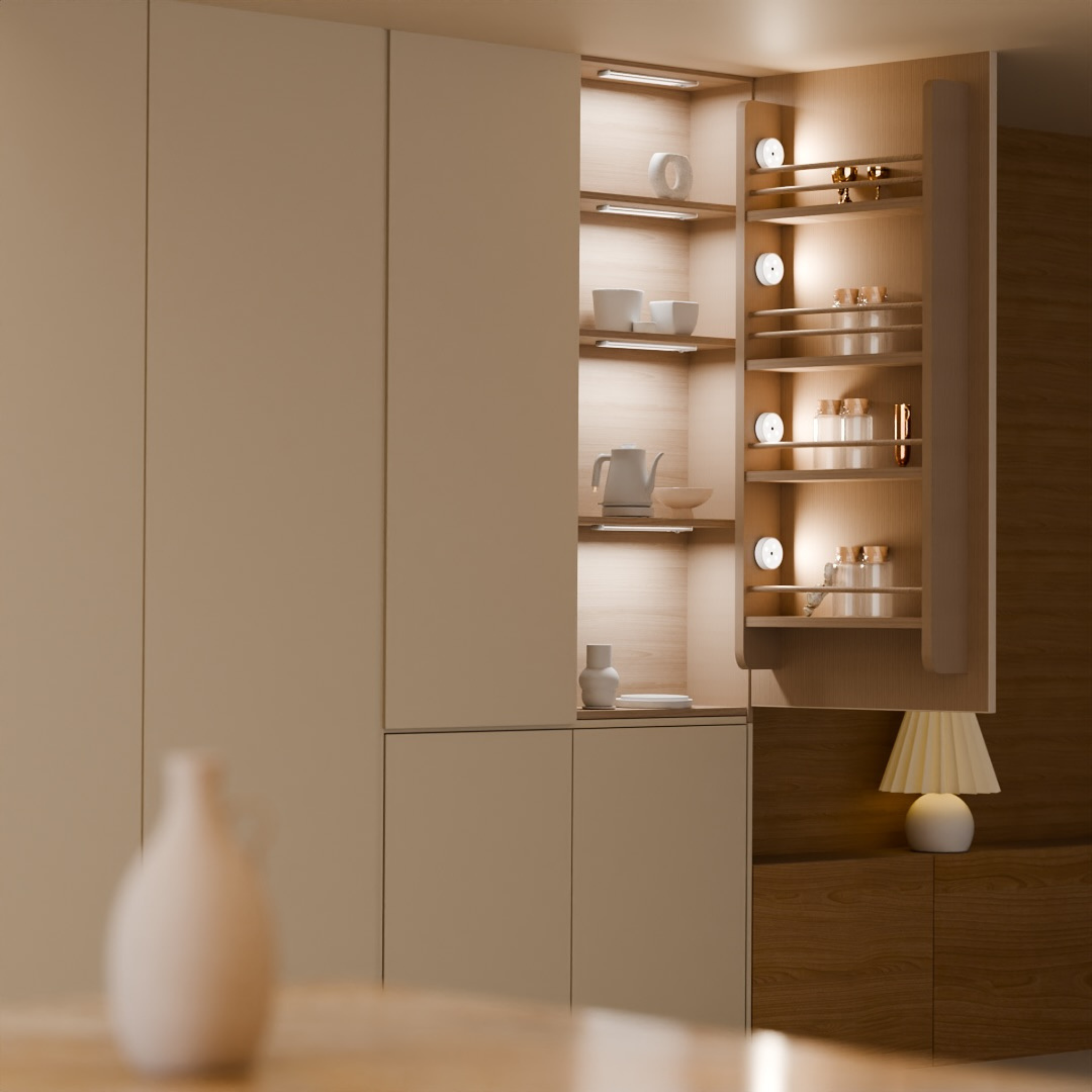 Wireless LED Under-Cabinet Light | Motion Sensor, USB Rechargeable
