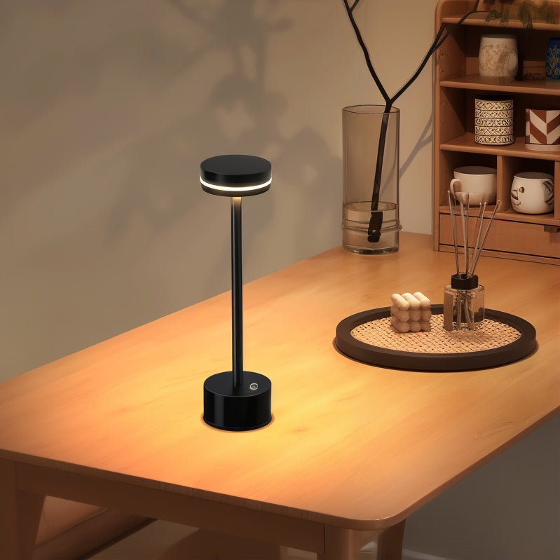 Wireless LED Table Lamp | Dimmable, 3 Color Temps, Aluminum