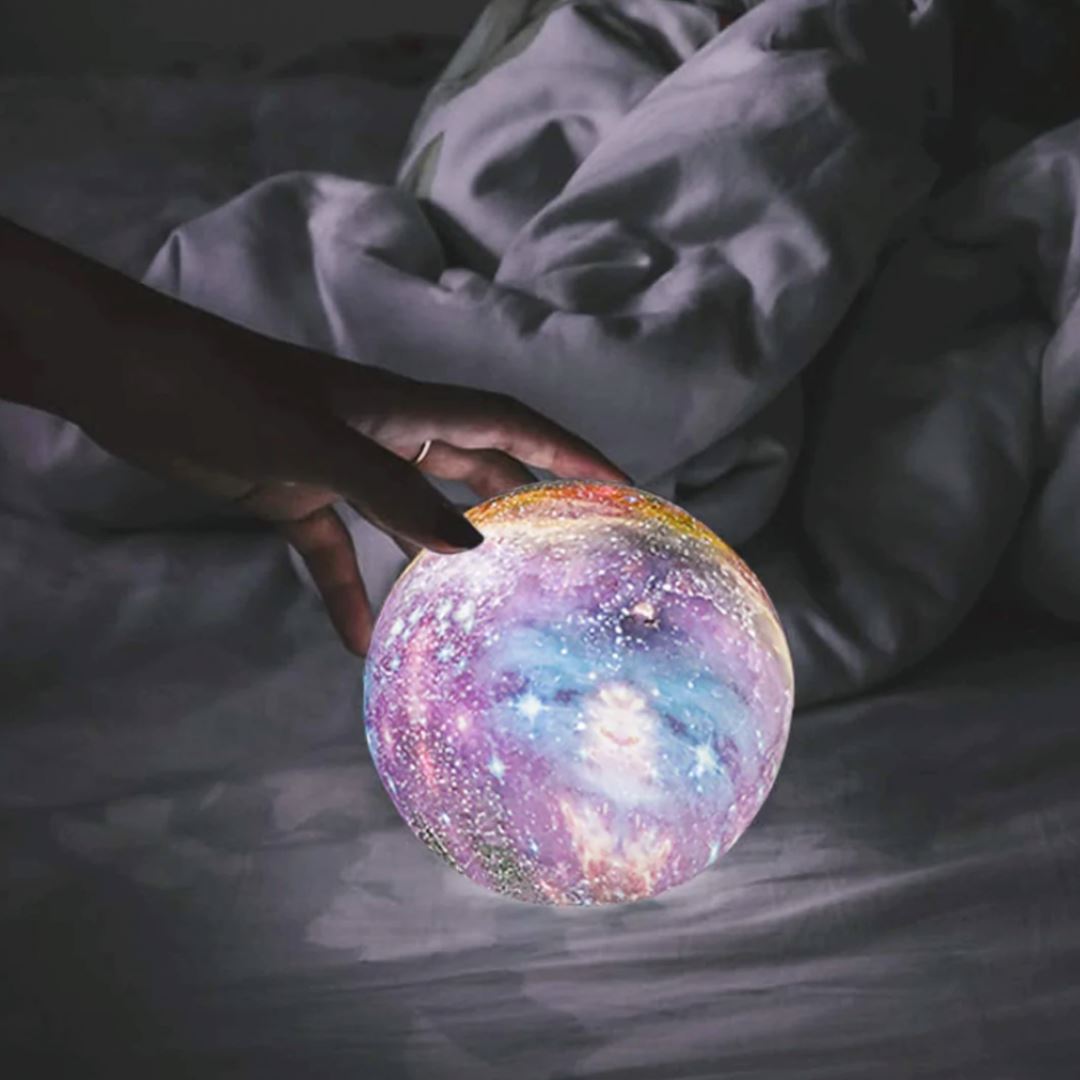 Moon Night Light | 16 Colors, Dimmable with Remote Control