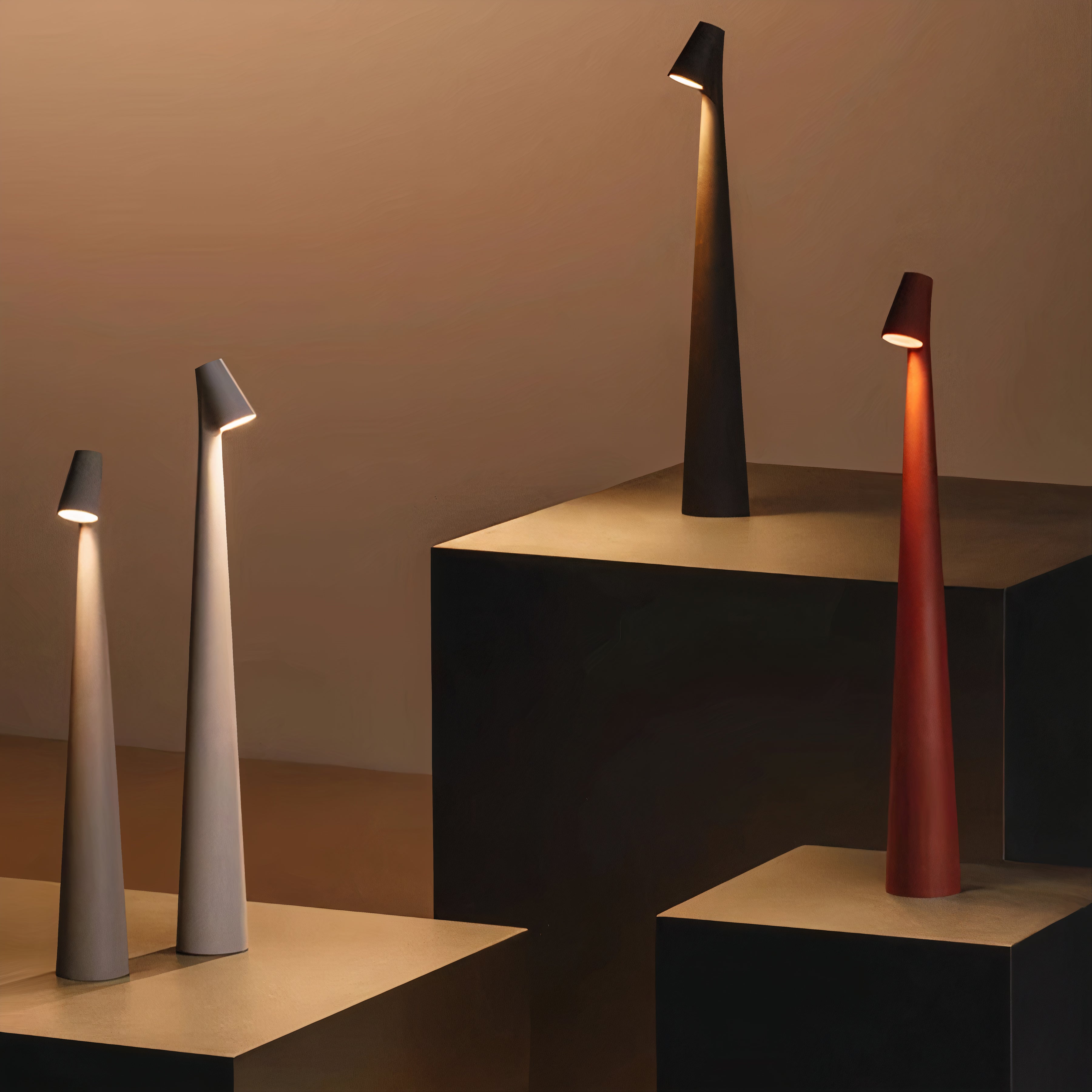 Wireless Wood Table Lamp | Scandinavian Design, Dimmable LED
