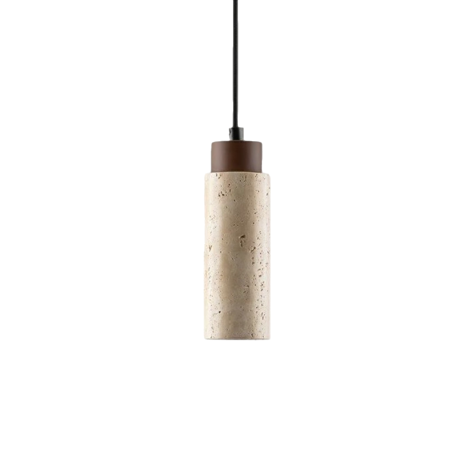 Travertine Stone Pendant Light | Wabi-Sabi Design, GU10