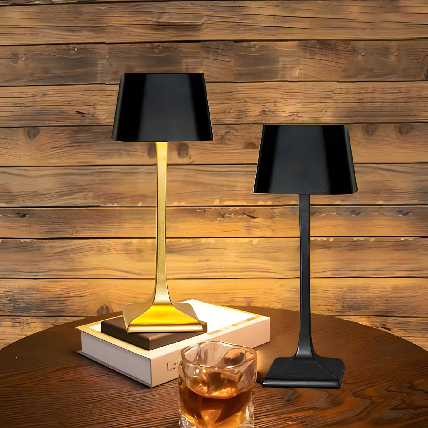 Wireless LED Table Lamp | Touch Dimmable, IP54 Aluminum