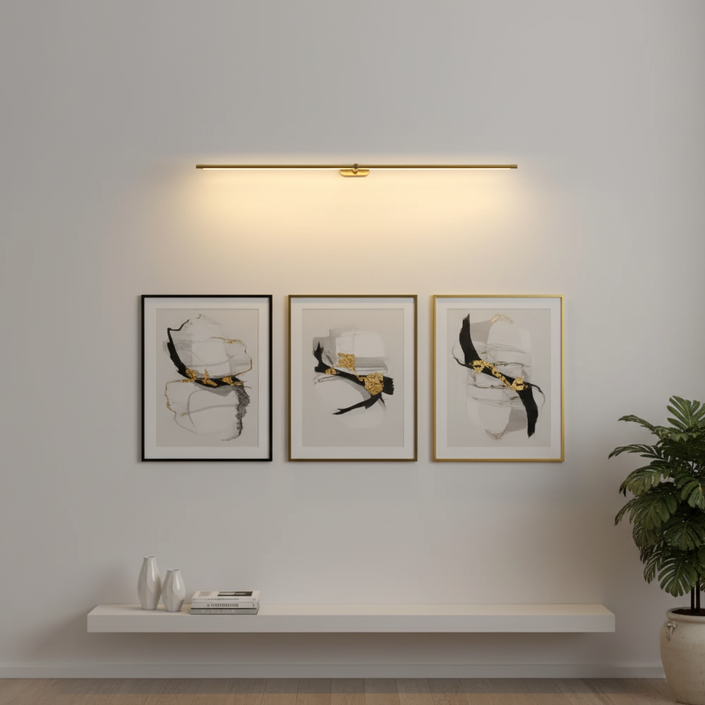 Wireless Linear LED Wall Sconce | Dimmable, Rechargeable, 3 Sizes