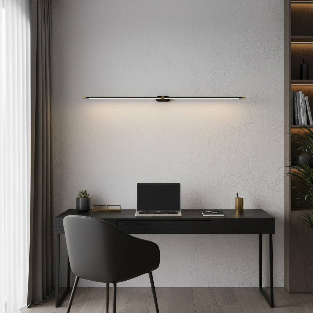 Wireless Linear LED Wall Sconce | Dimmable, Rechargeable, 3 Sizes