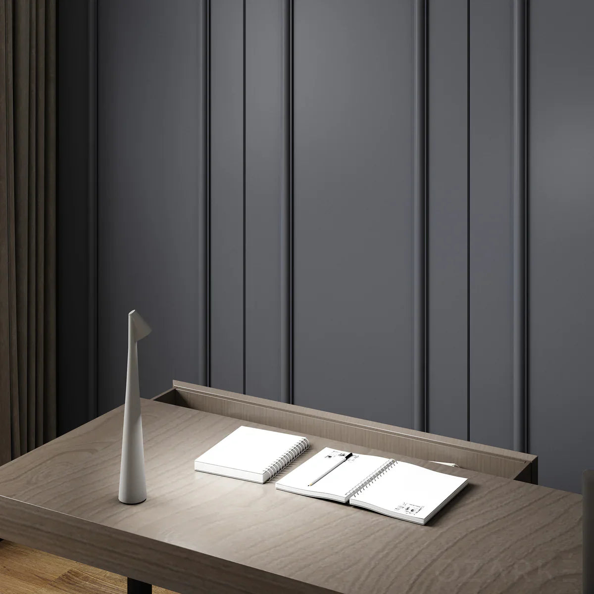 Wireless Wood Table Lamp | Scandinavian Design, Dimmable LED
