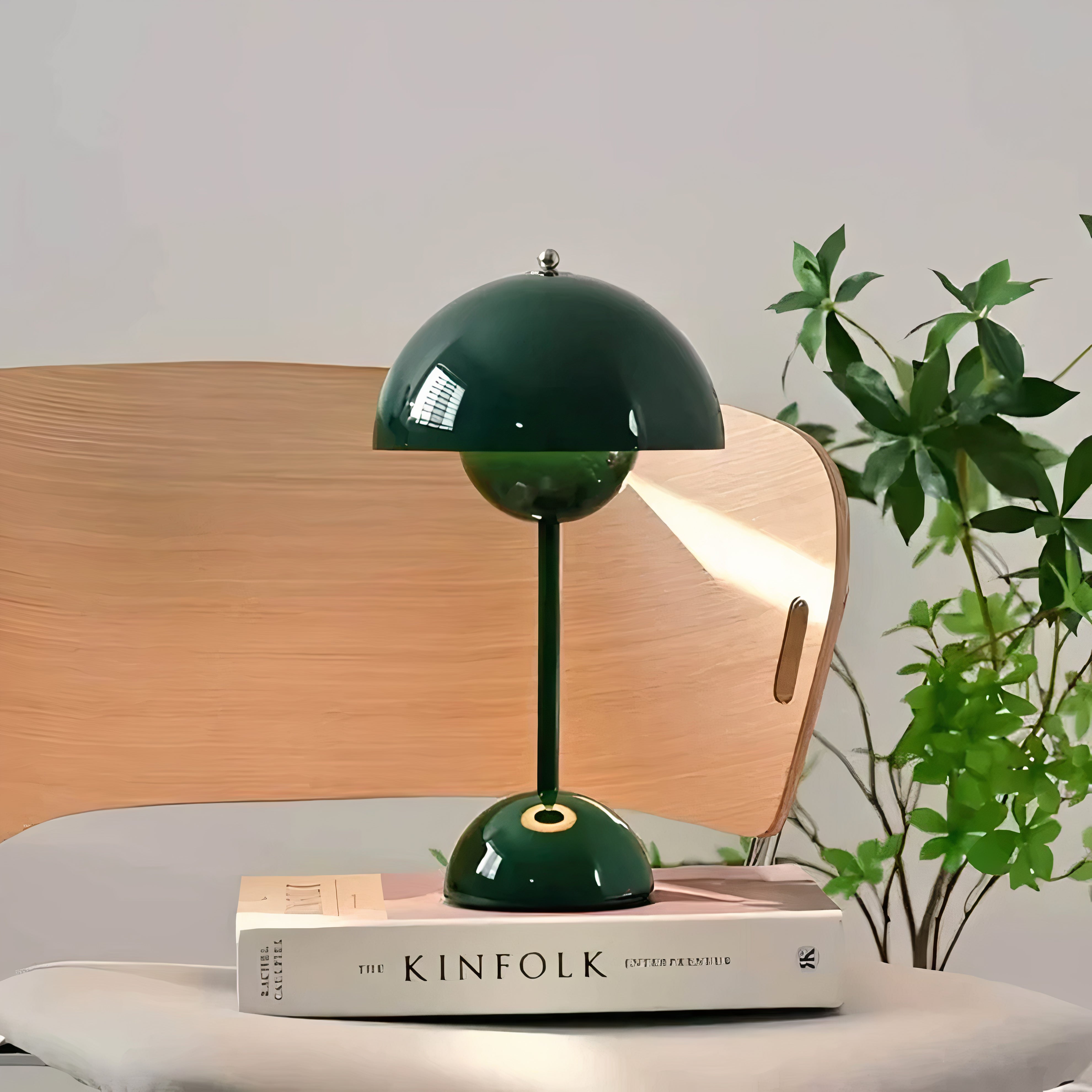 Scandinavian LED Table Lamp | Wireless, Dimmable Metal Design