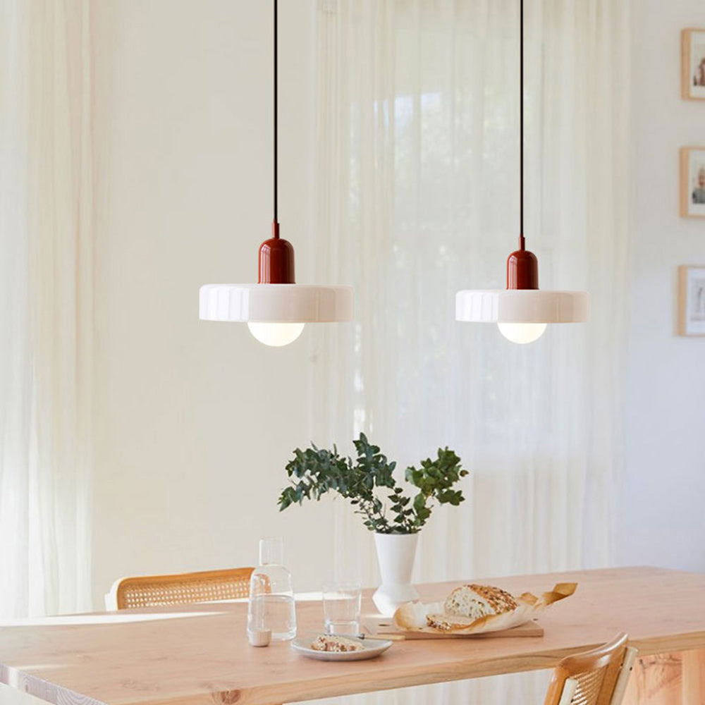 Bauhaus Pendelleuchte Glas, Moderne Hängeleuchte