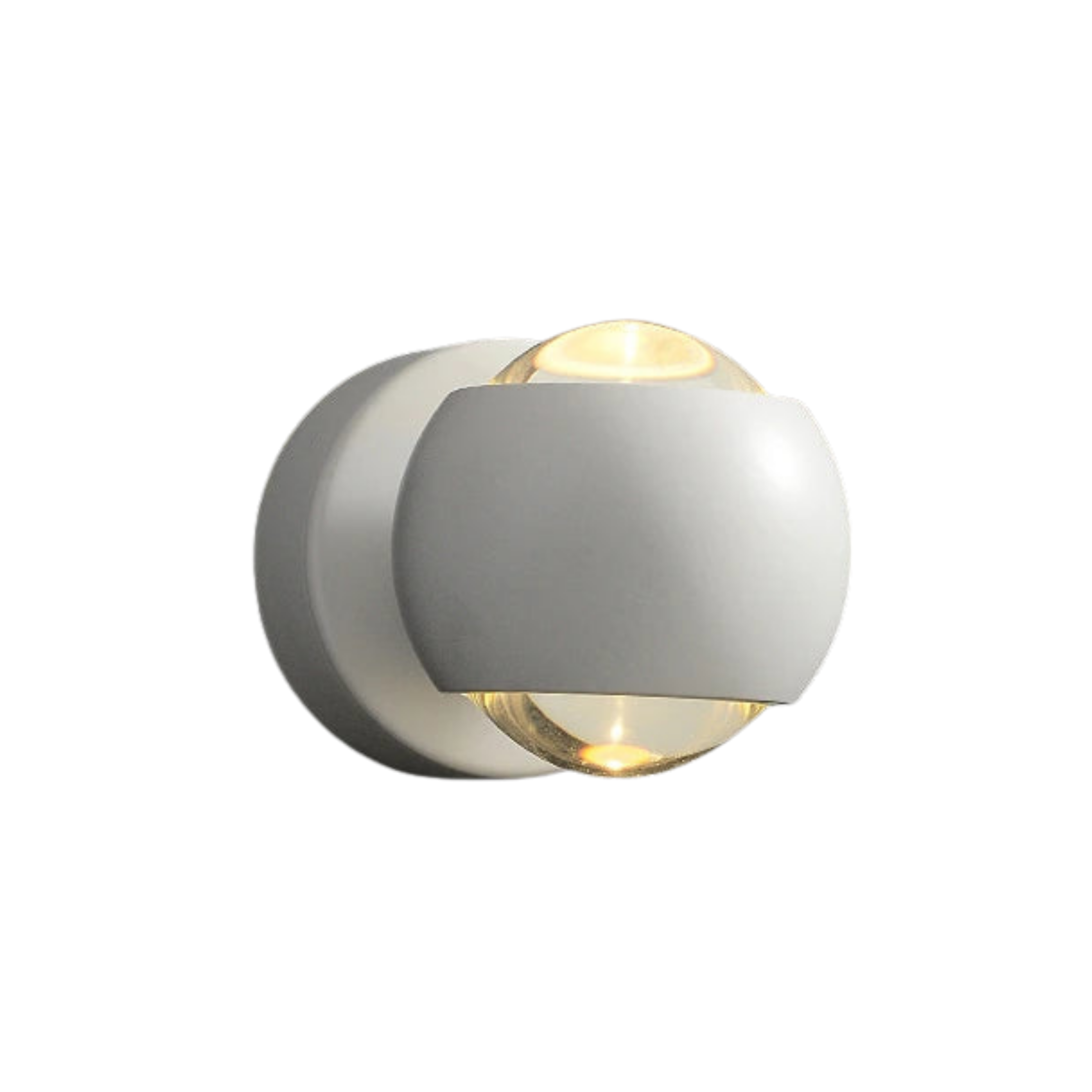 Adjustable Up-Down Wall Sconce | Rotatable G9, Metal and Glass