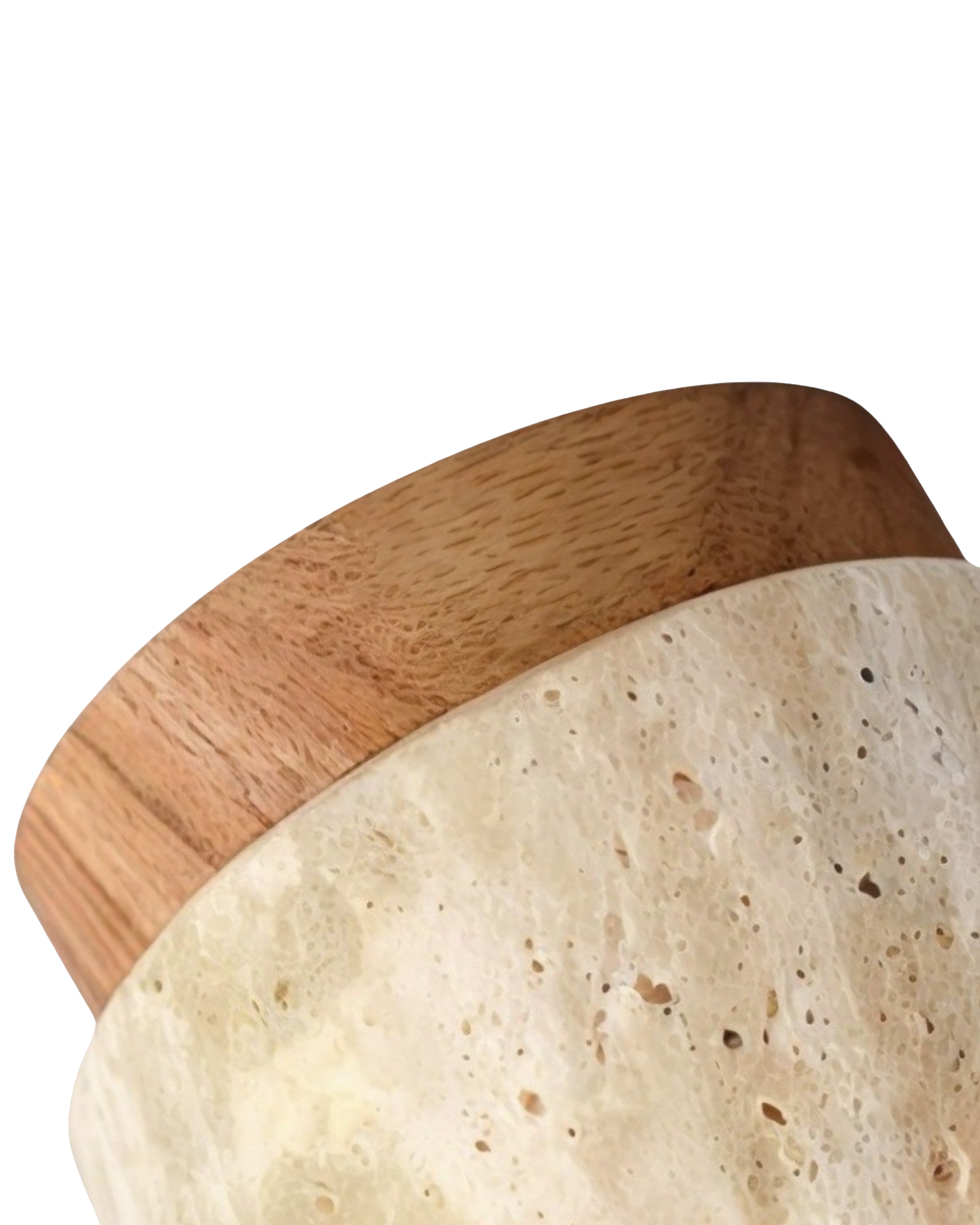 Small Wood Ceiling Light | Wabi-Sabi Style, E27