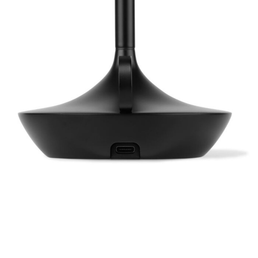 Scandinavian LED Table Lamp | Wireless, Dimmable Brushed Aluminum
