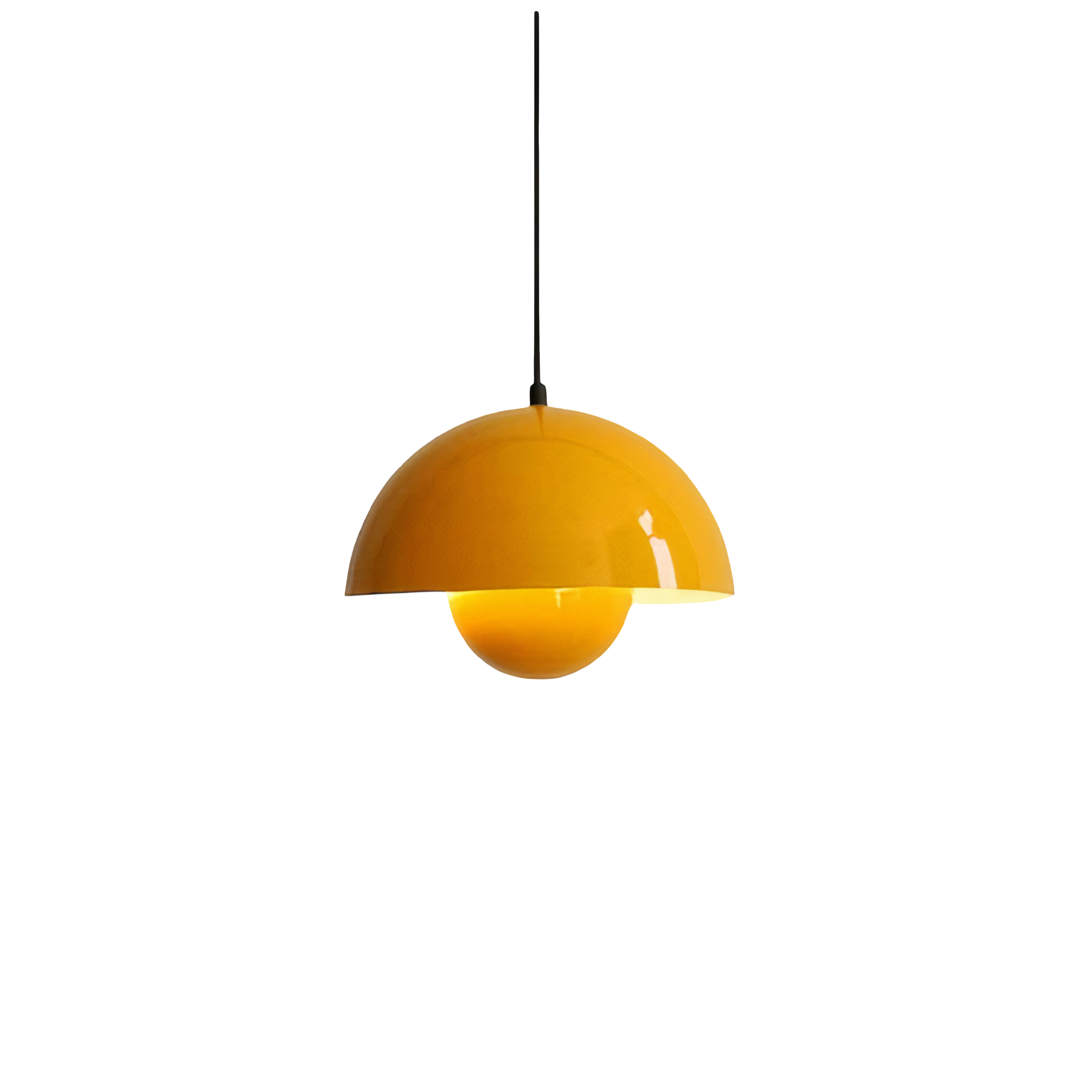 Colored Metal Pendant Light | Scandinavian LED, Dimmable
