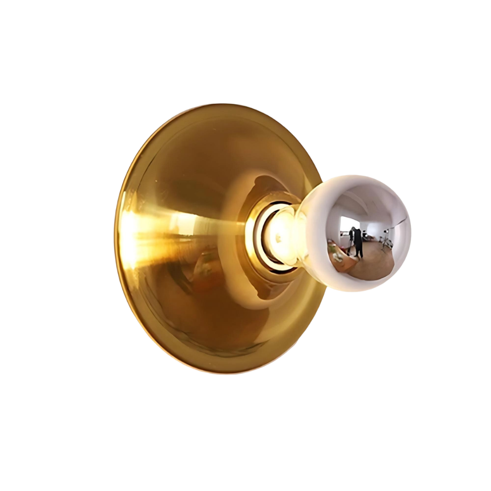 Round Bauhaus Wall Sconce | Integrated LED, Metal and Acrylic