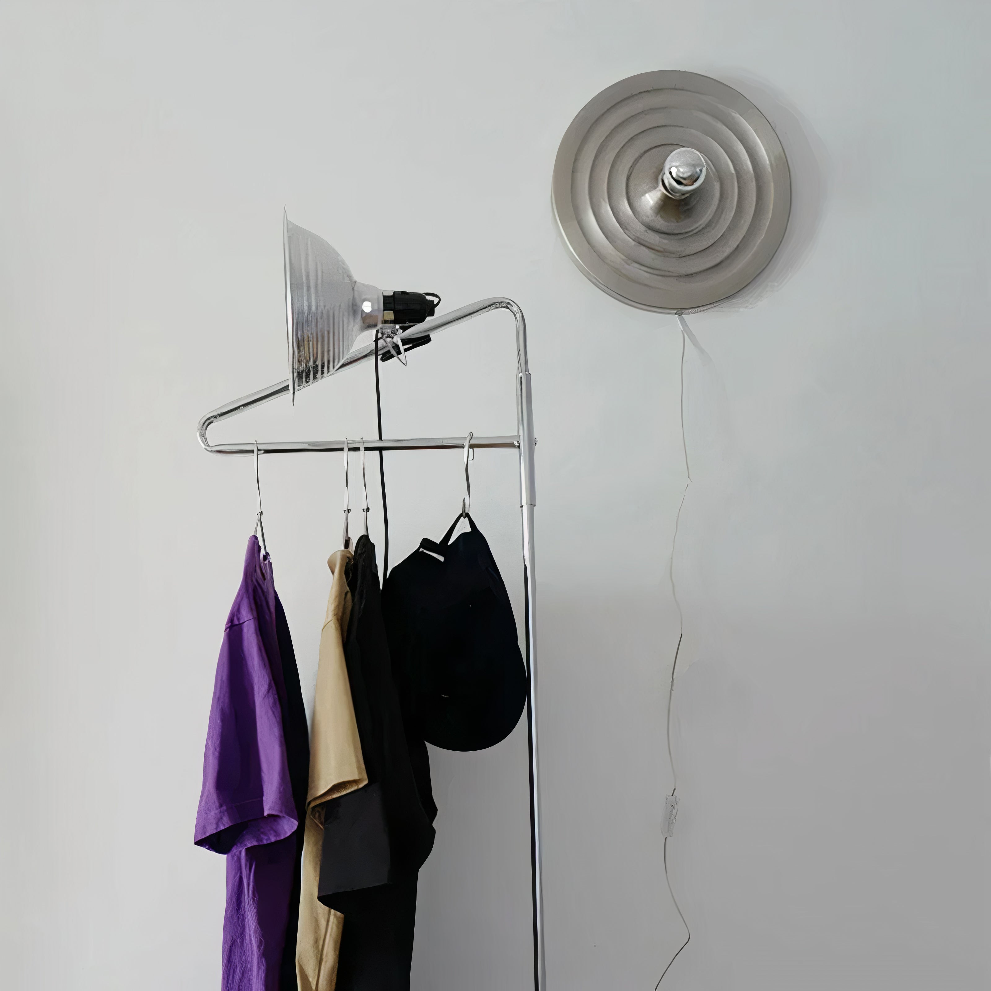 Round Bauhaus Wall Sconce | Integrated LED, Metal and Acrylic