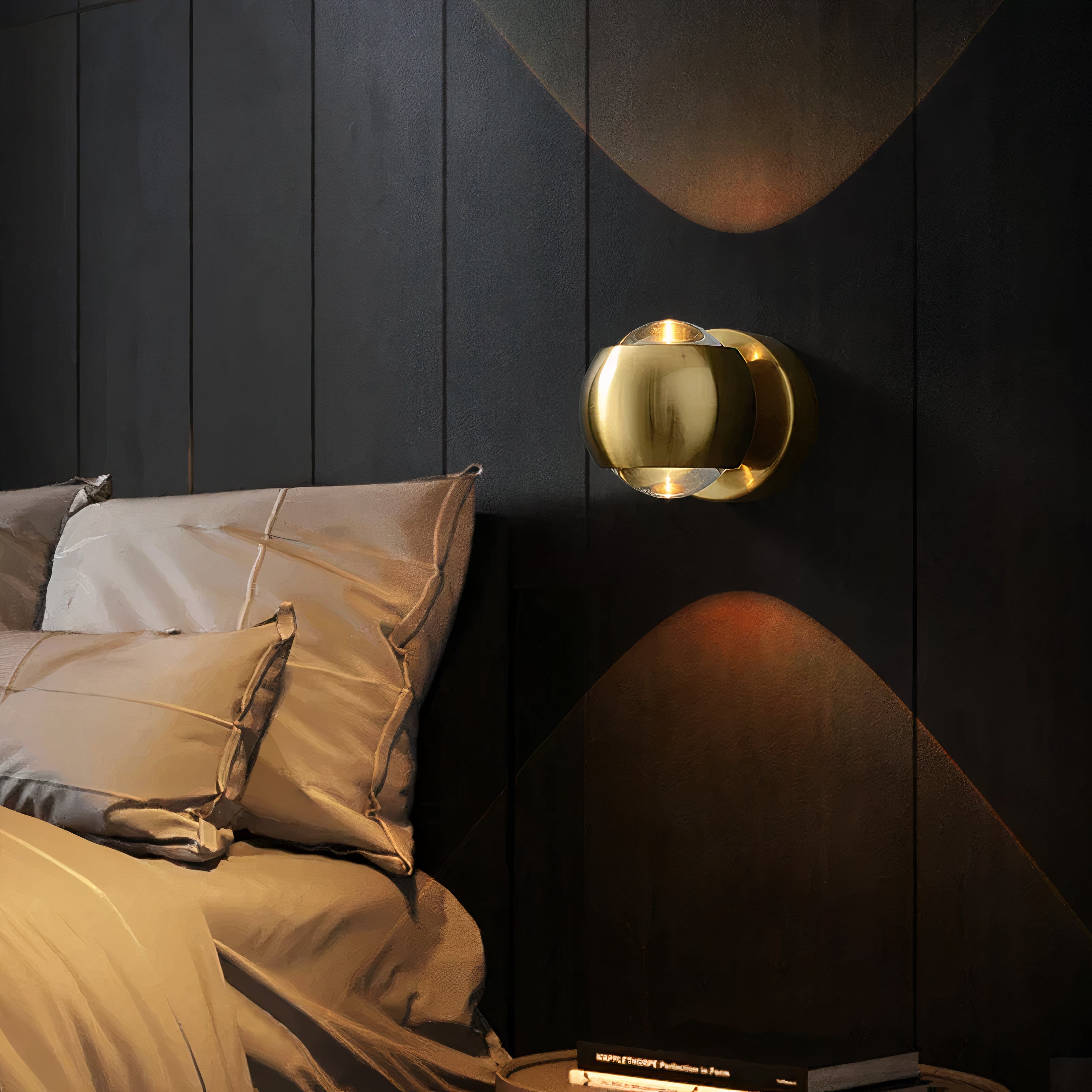 Adjustable Up-Down Wall Sconce | Rotatable G9, Metal and Glass