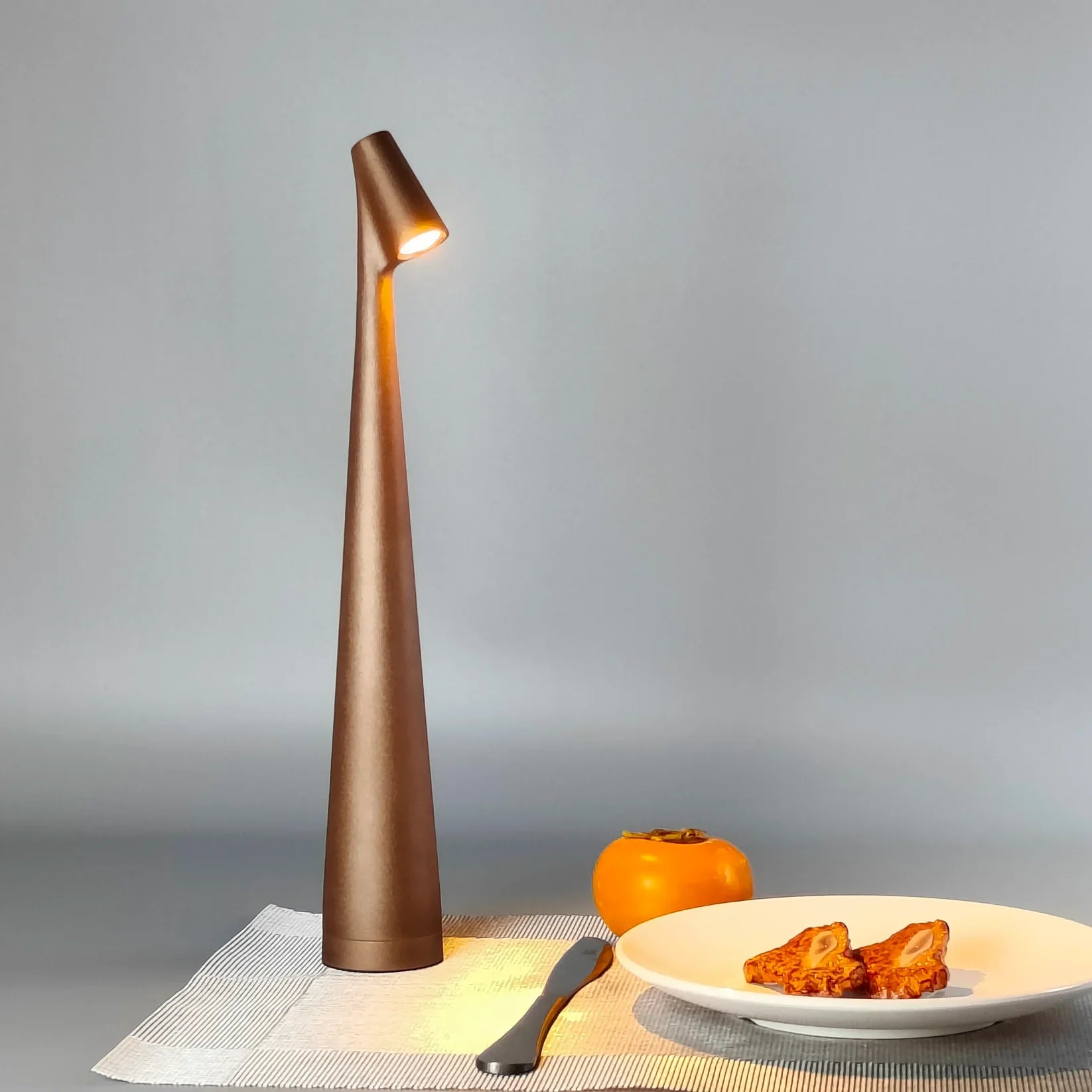 Wireless Wood Table Lamp | Scandinavian Design, Dimmable LED