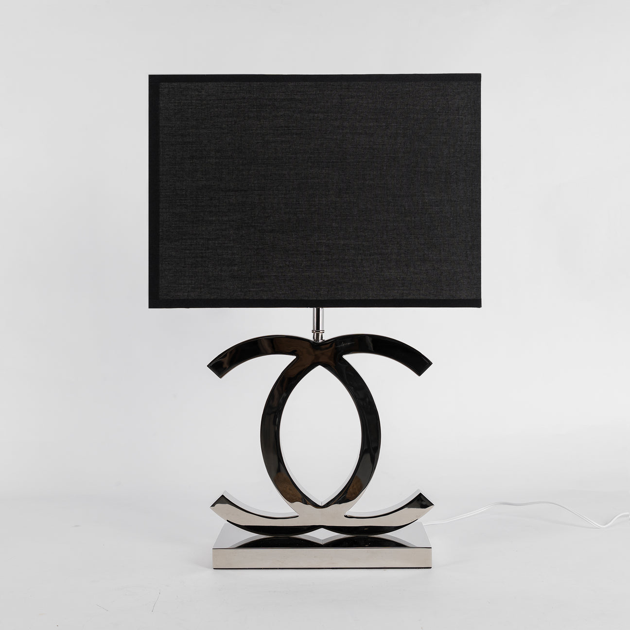 Stainless Steel Table Lamp with Fabric Shade | Nordic Style, E26/E27