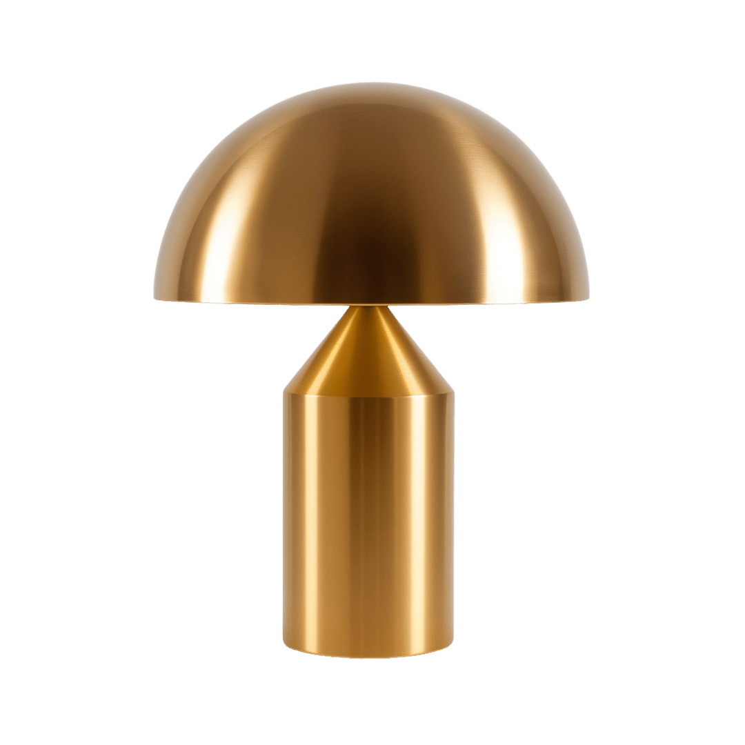 Mushroom Table Lamp | Wireless, Dimmable Metal Design, 3 Colors