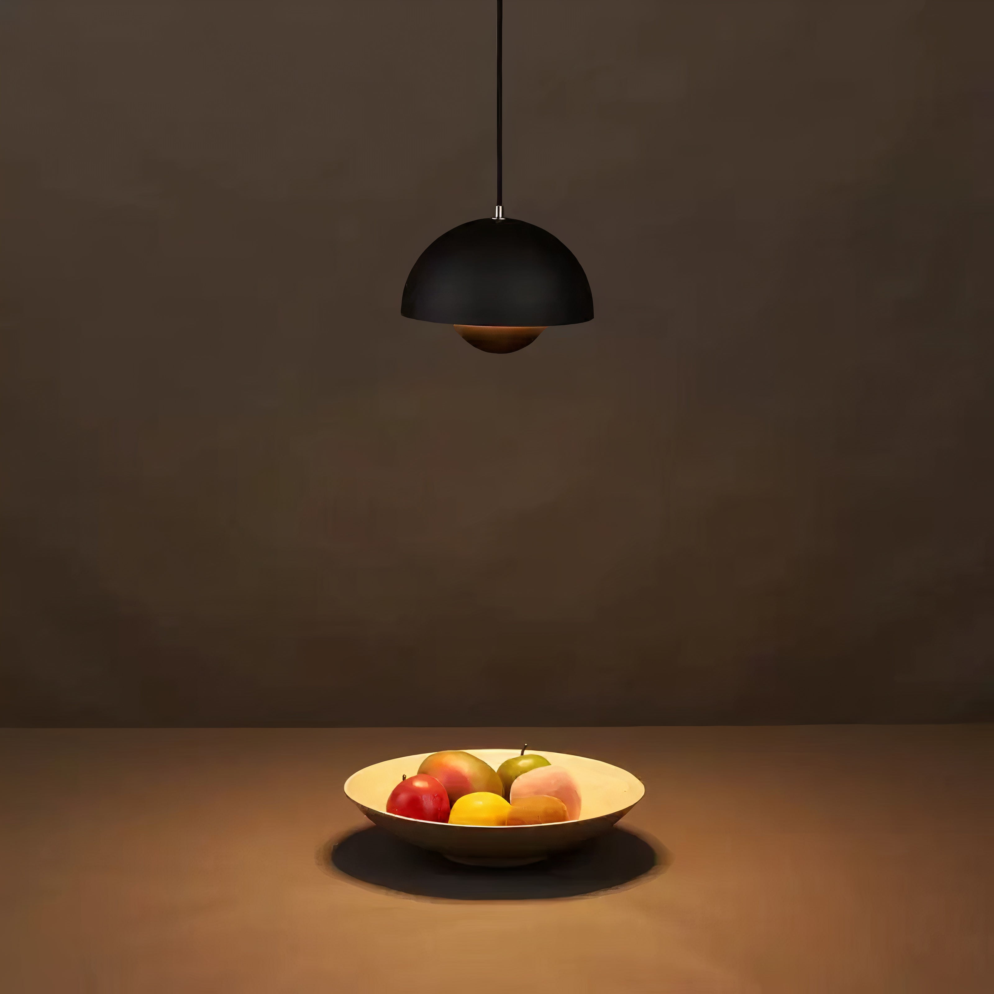 Colored Metal Pendant Light | Scandinavian LED, Dimmable