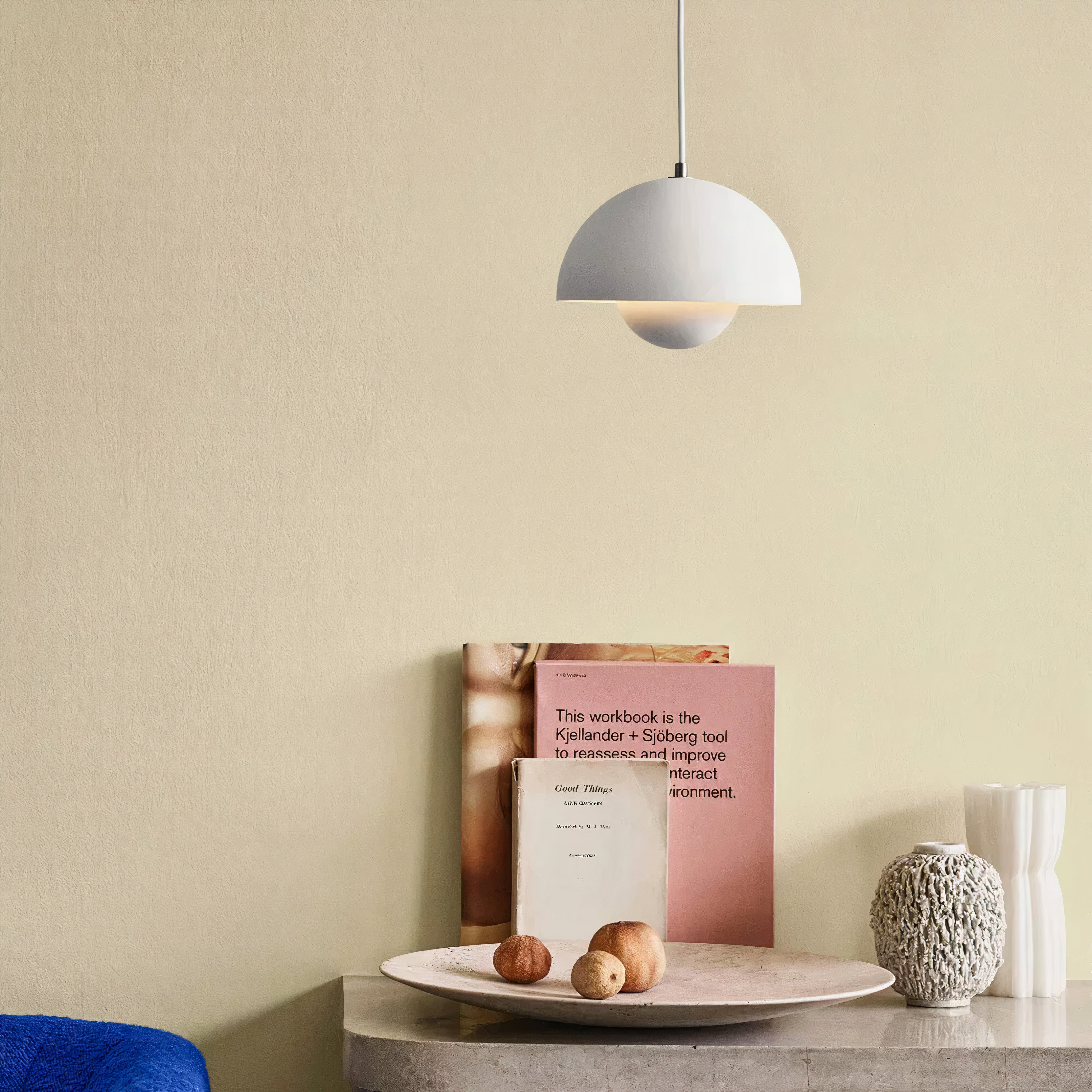 Colored Metal Pendant Light | Scandinavian LED, Dimmable