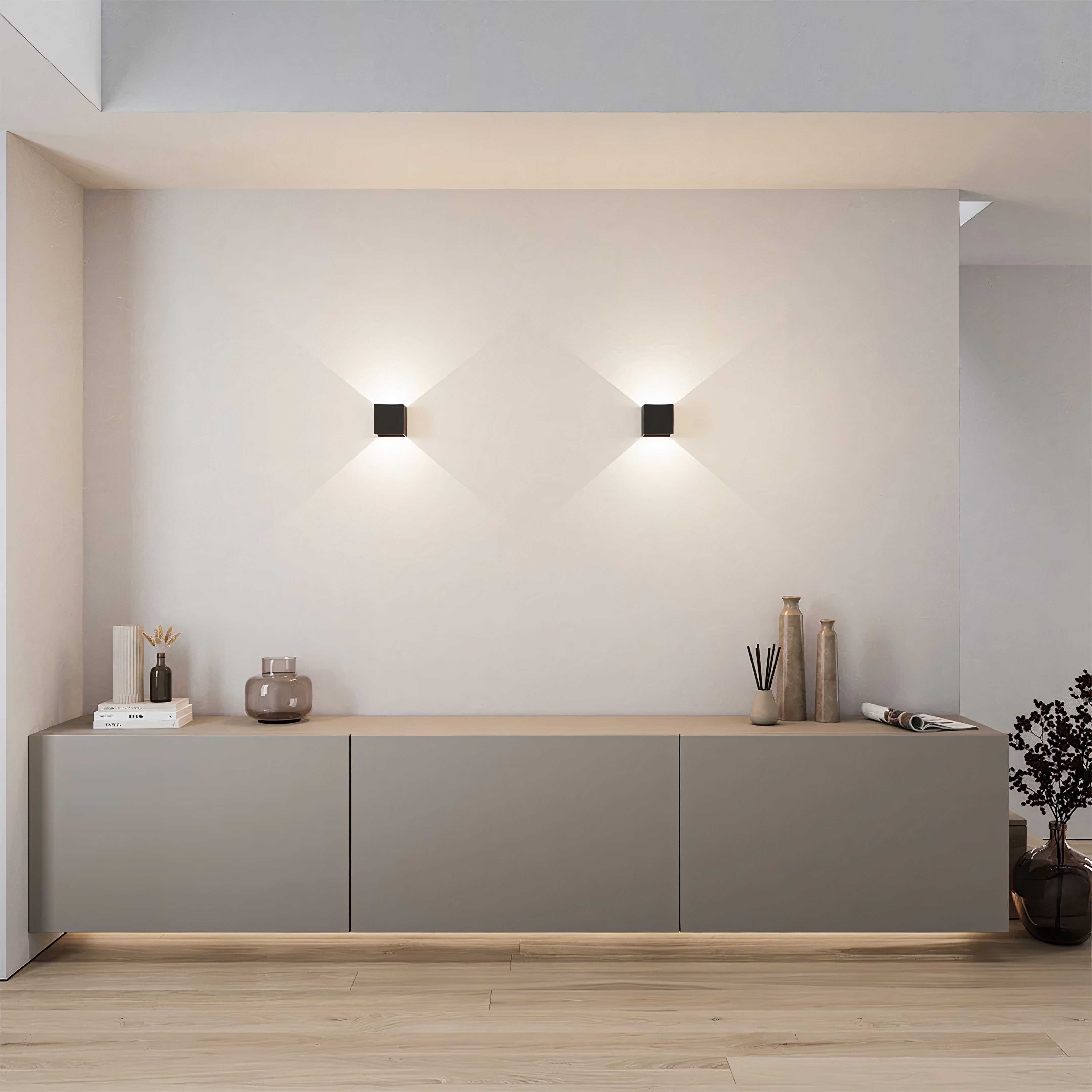 Wireless Motion Sensor Wall Sconce | Aluminum, Rechargeable