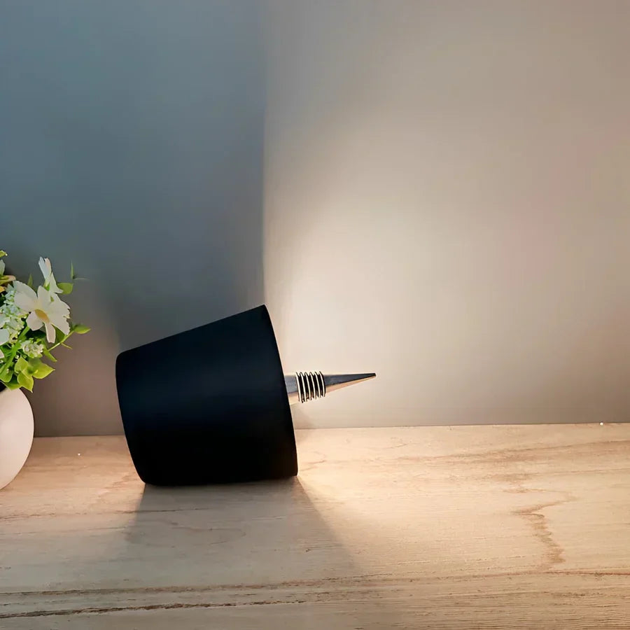 Wireless Bottle Lamp | Rechargeable LED with Cone Shade