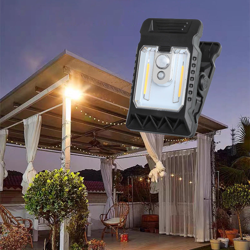 Solar Clip Outdoor Light | Motion Sensor, Dual Charging