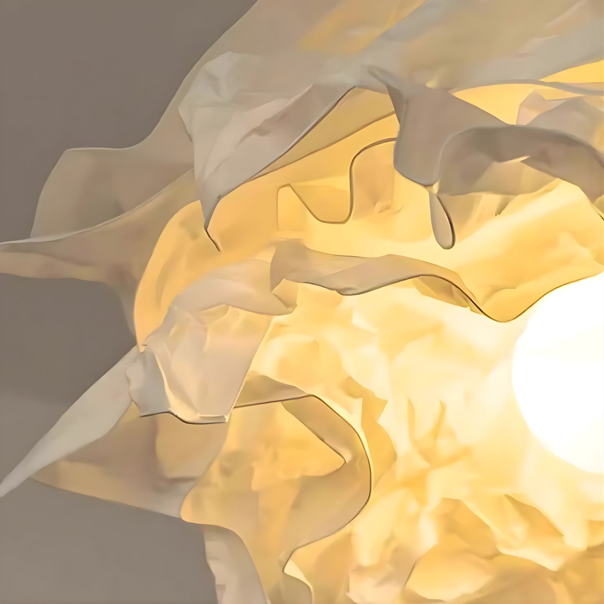 Cloud Paper Pendant Light | Handformed Organic Shape, E27