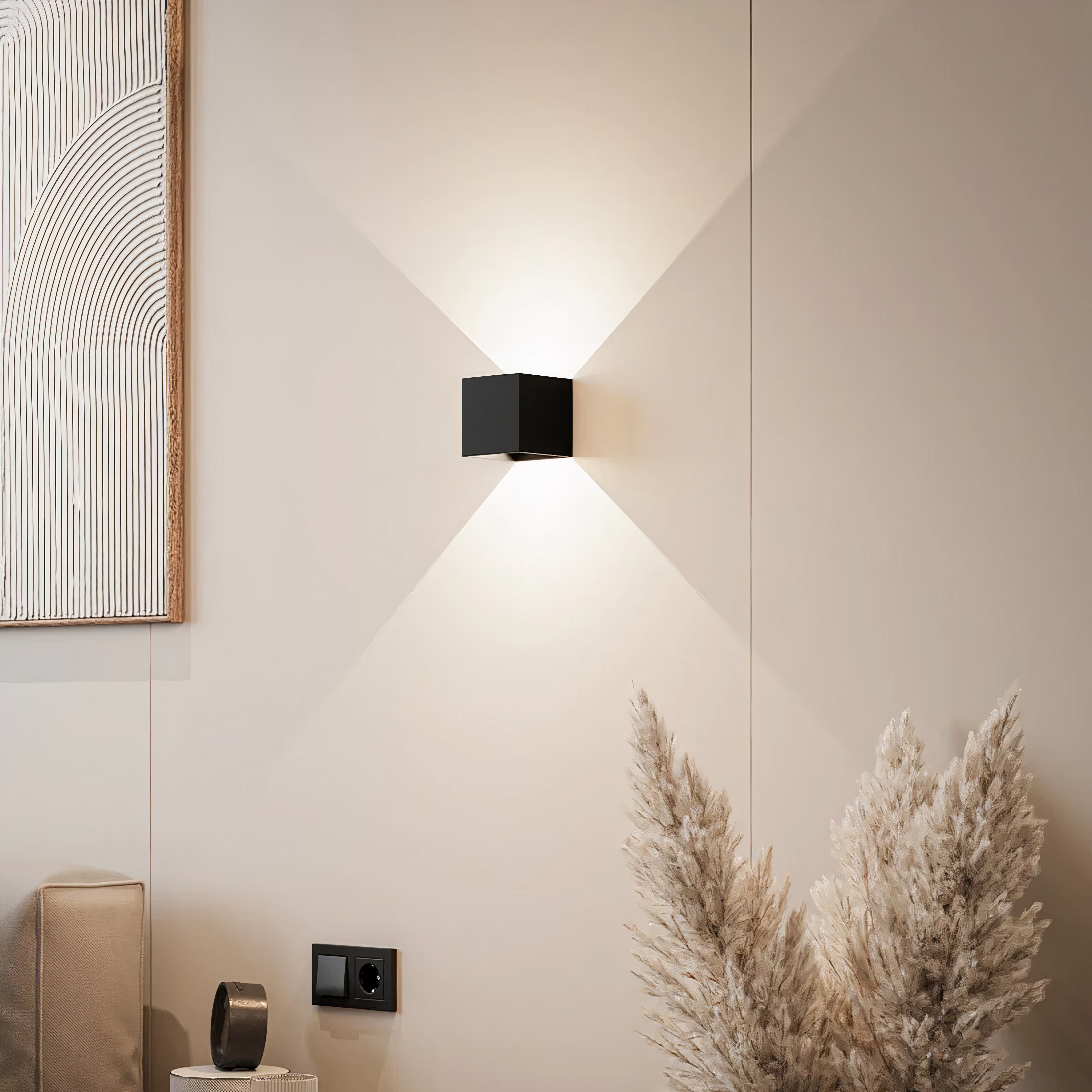 Wireless Motion Sensor Wall Sconce | Aluminum, Rechargeable