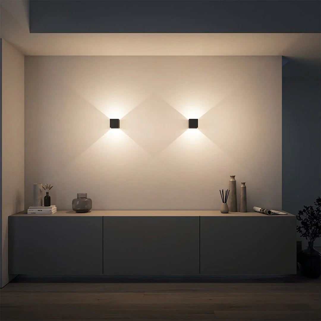 Wireless Motion Sensor Wall Sconce | Aluminum, Rechargeable