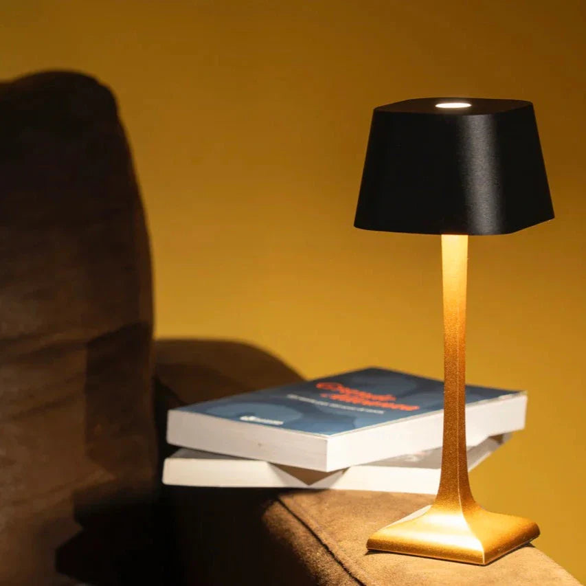 Wireless LED Table Lamp | Touch Dimmable, IP54 Aluminum