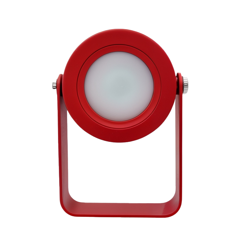 Wireless Wood and Metal Table Lamp | Dimmable, Rechargeable LED