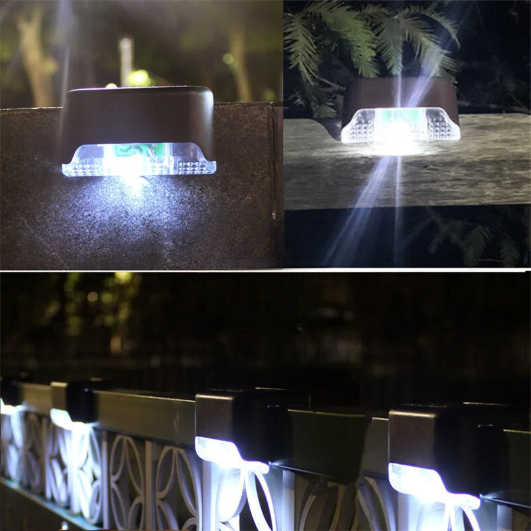Solar Garden Wall Lights | Set of 5, IP65 Weatherproof, Auto On/Off