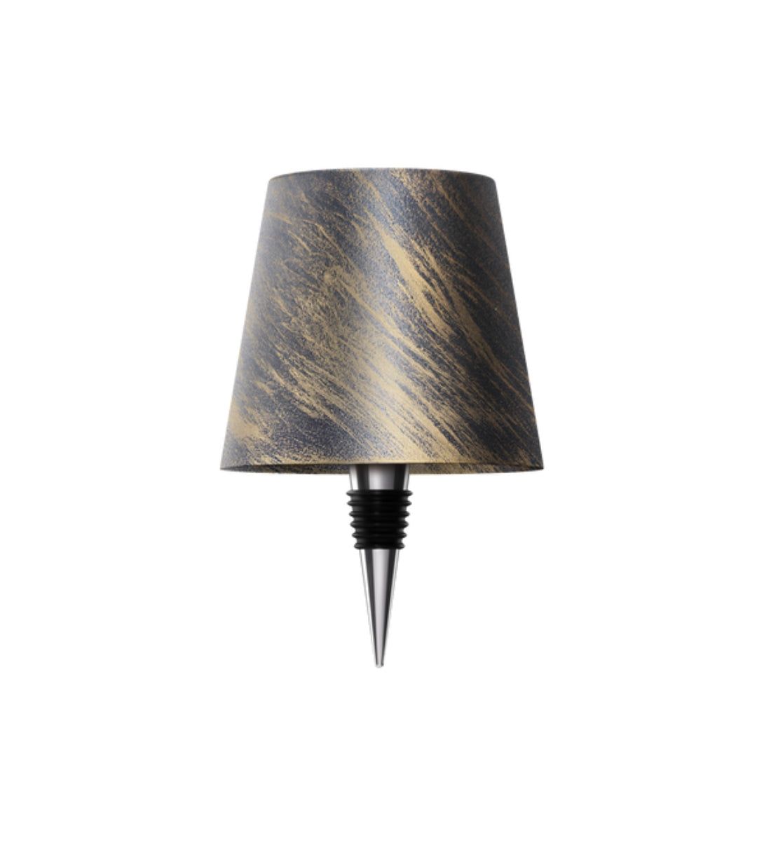 Wireless Bottle Lamp | Rechargeable LED with Cone Shade