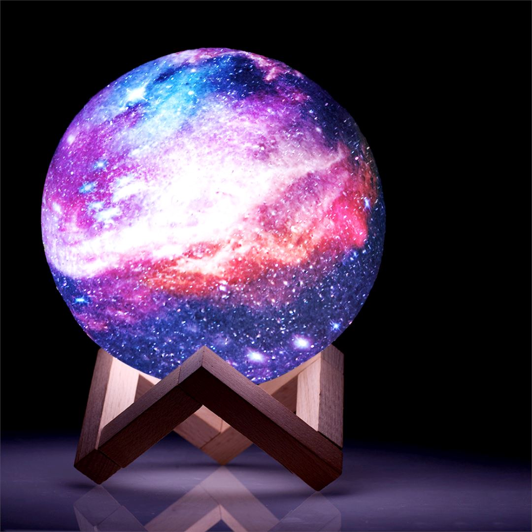Moon Night Light | 16 Colors, Dimmable with Remote Control