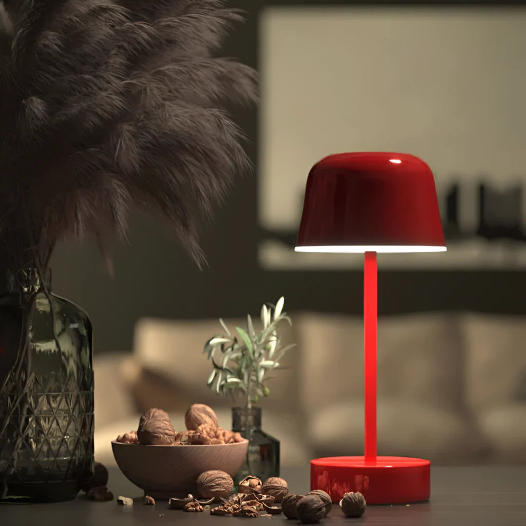 Wireless Dimmable Table Lamp | Rechargeable Aluminum Design