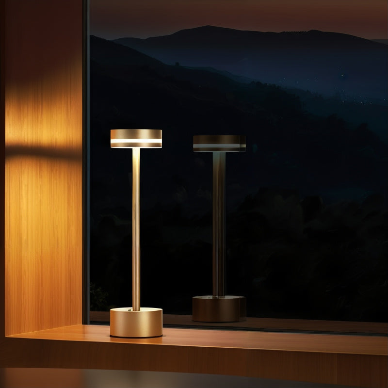 Wireless LED Table Lamp | Dimmable, 3 Color Temps, Aluminum