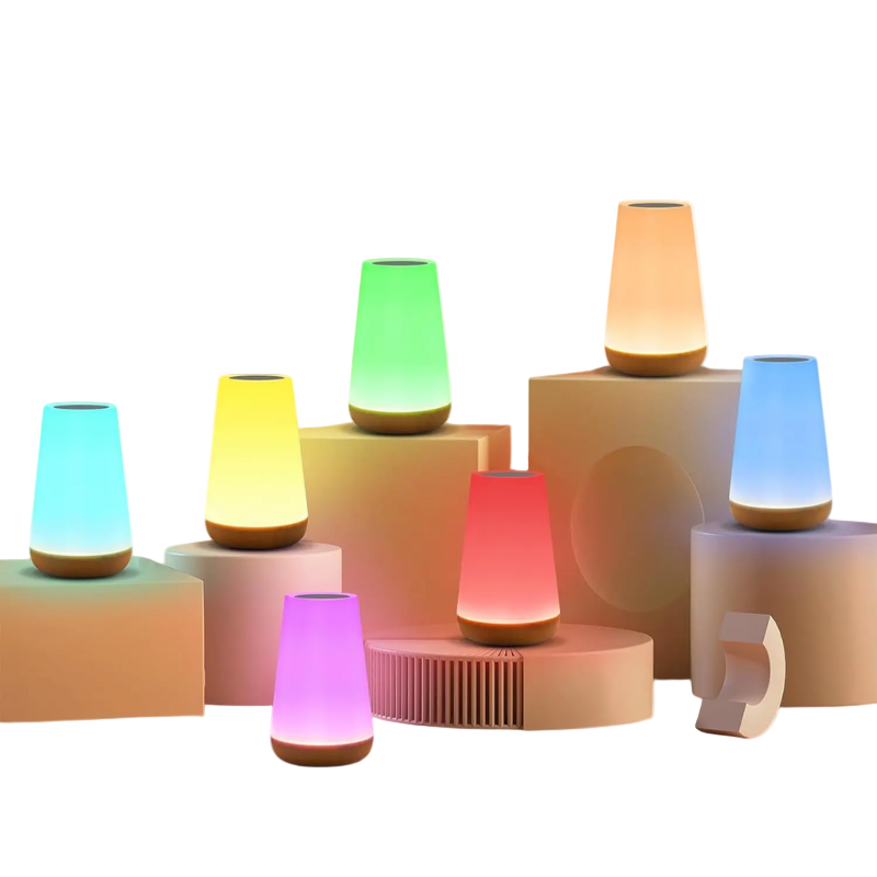 RGB Color-Changing Night Light | Wireless, Dimmable, Remote Control
