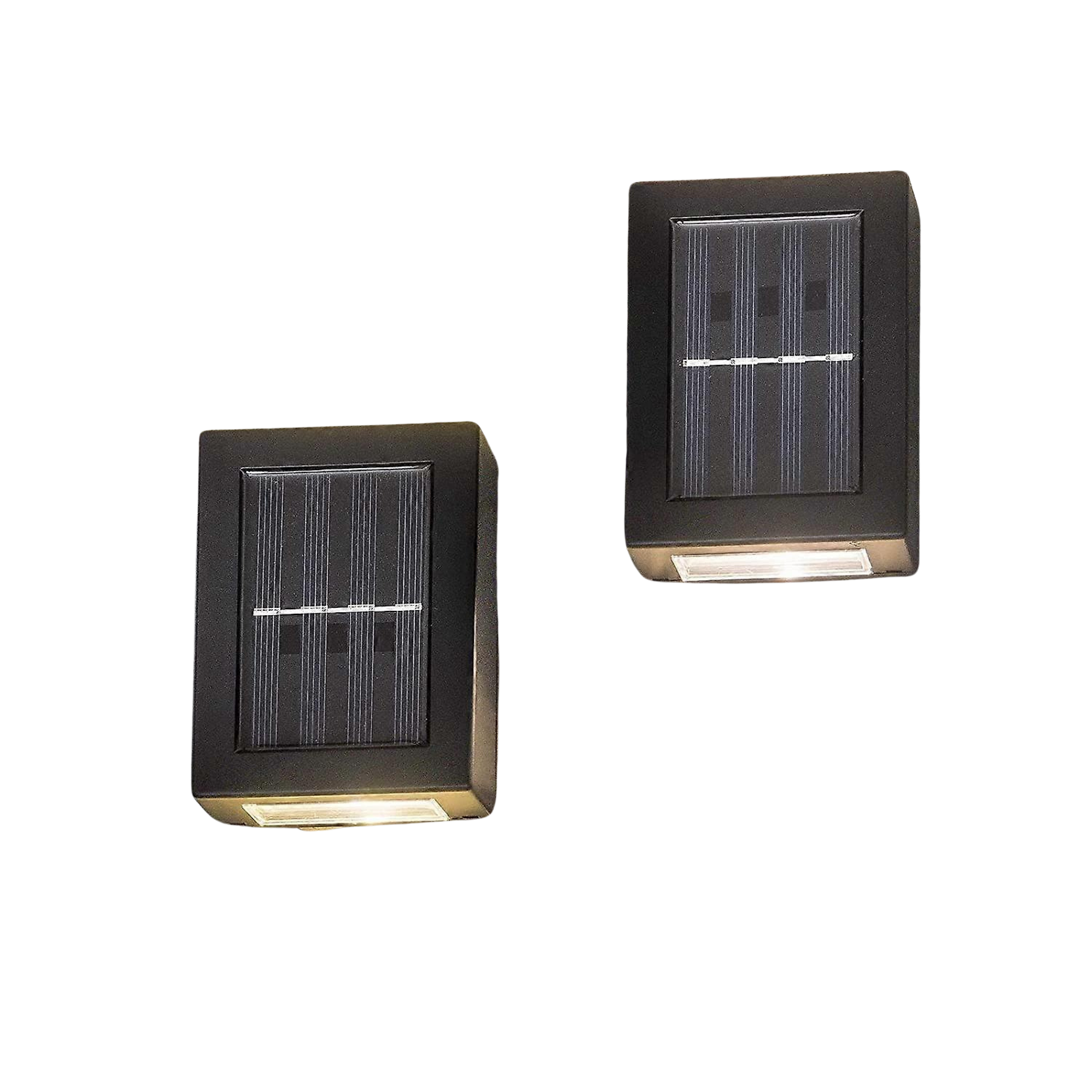 Solar Outdoor Wall Sconce | Up & Down Light, IP65 Weatherproof