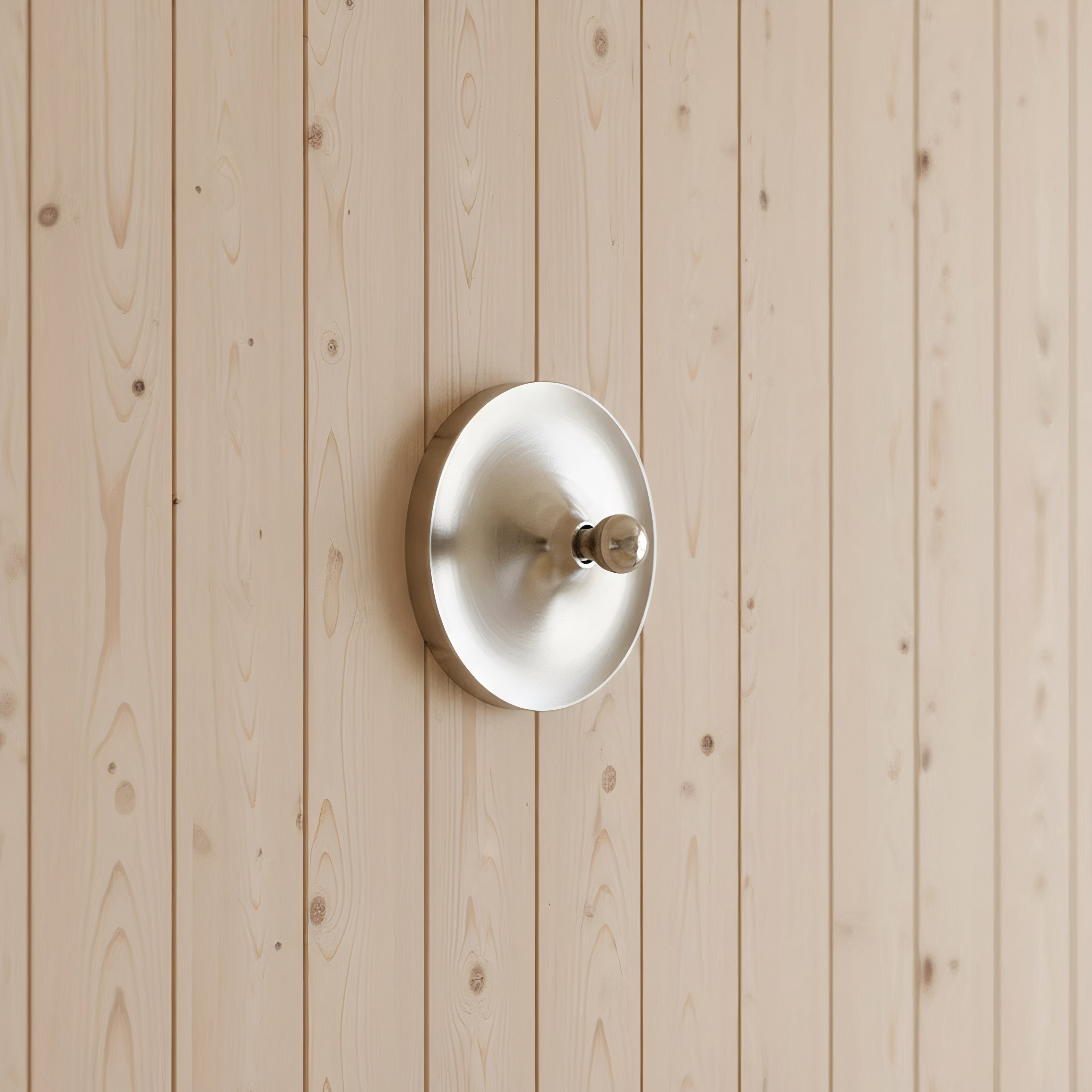 Round Bauhaus Wall Sconce | Integrated LED, Metal and Acrylic