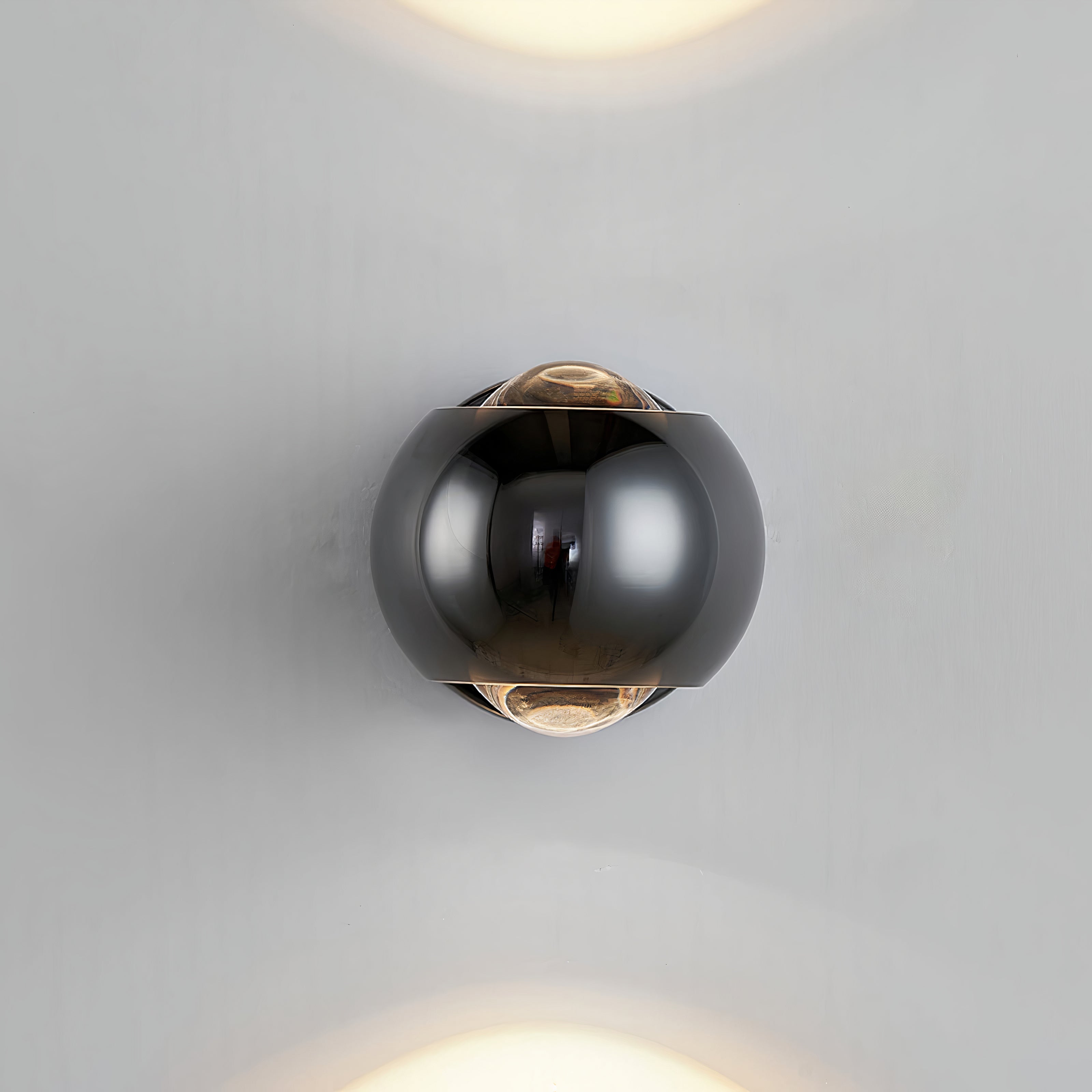 Adjustable Up-Down Wall Sconce | Rotatable G9, Metal and Glass